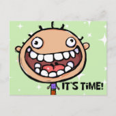 歯科用点検アポイントメントリマインダーカード ポストカード (正面)