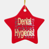 歯科用衛生士セラミックオーナメント セラミックオーナメント (裏面)