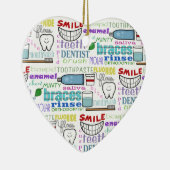 歯科用語サブウェイアートオーナメント セラミックオーナメント (右)