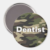 歯科用迷彩柄磁石 マグネット (正面/裏面)
