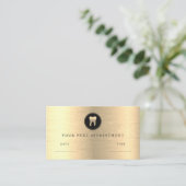 歯科用金ゴールド 予約カード (スタンド正面)