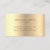 歯科用金ゴールド 予約カード (裏面)