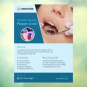 歯科病院のカスタム窓の貼り ウィンドウサイン (シート3)