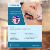 歯科病院のカスタム窓の貼り ウィンドウサイン (シート2)