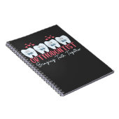 歯科矯正医で歯を結ぶ可愛いブレース ノートブック (右側)