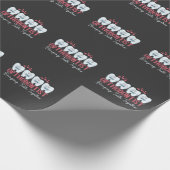 歯科矯正医で歯を結ぶ可愛いブレース ラッピングペーパー (角)