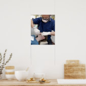 歯科矯正医の歯の矯正器具 ポスター (キッチン)