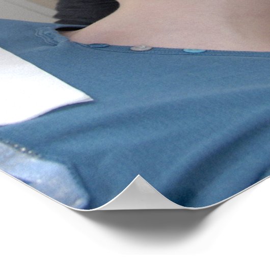 歯科矯正医の歯の矯正器具 ポスター (角)