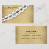 歯科矯正医の歯科医の歯科部の名刺 名刺 (正面/裏面)