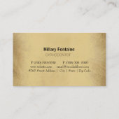 歯科矯正医の歯科医の歯科部の名刺 名刺 (裏面)