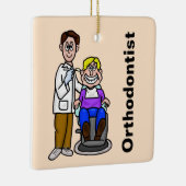 歯科矯正医オーナメント セラミックオーナメント (右)