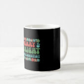 歯科矯正医クリスマス歯列矯正クリスマスギフト コーヒーマグカップ (正面右)