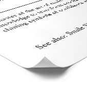 歯科矯正医パーソナライズされた贈与 ポスター (角)