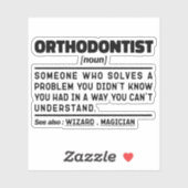 歯科矯正医名詞専門技師歯科 シール (シート)