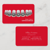 歯科矯正医歯医者の標準名刺 名刺 (正面/裏面)