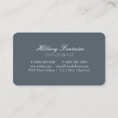 歯科矯正医歯科医歯科サービス名刺 名刺 (裏面)