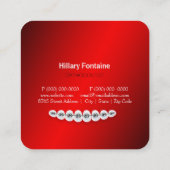 歯科矯正医歯科矯正用名刺 スクエア名刺 (裏面)