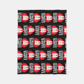 歯科矯正医歯科I Love歯列矯正 フリースブランケット (正面)