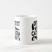 歯科矯正医猫好き コーヒーマグカップ (中央)