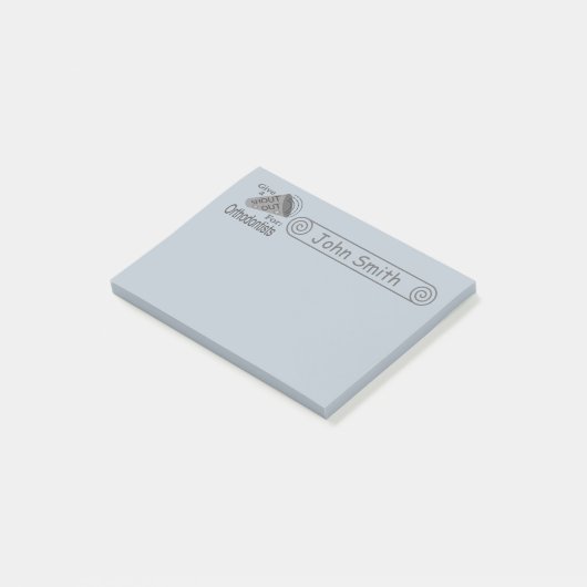 歯科矯正医4x3の声を上げる ポストイット (アングル)