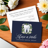 歯科紹介プログラム共有スマイル水彩 紹介カード