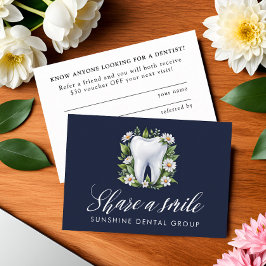 歯科紹介プログラム共有スマイル水彩 紹介カード