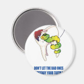 歯科練習用プロモーションギフト マグネット (正面/裏面)