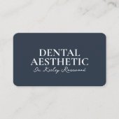 歯科美的木炭ブルー美容歯科医 名刺 (正面)