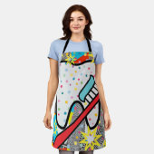 歯科芸術 エプロン (着用した状態)