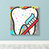 歯科芸術 キャンバスプリント (インサイチュ (ウッドフロア))