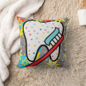 歯科芸術 クッション (ブランケット)