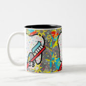 歯科芸術 ツートーンマグカップ (左)