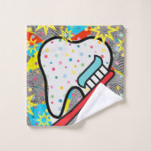 歯科芸術 バスタオルセット (ウォッシュタオル)