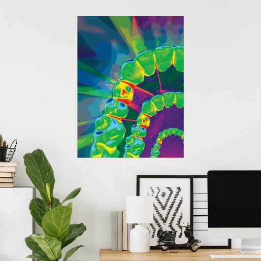 歯科芸術 ポスター (ホームオフィス)