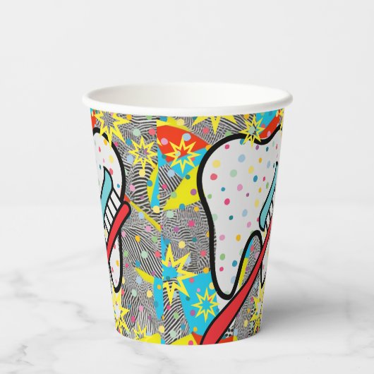 歯科芸術 紙コップ (裏面)