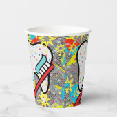 歯科芸術 紙コップ (正面)