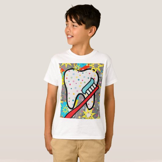 歯科芸術 Tシャツ (正面フル)