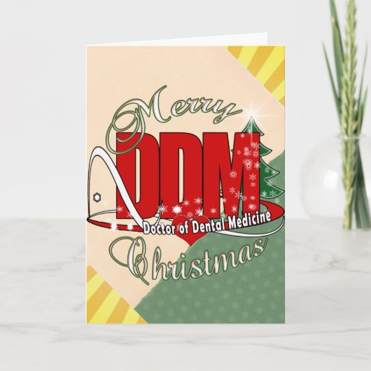 歯科薬のクリスマスDDMの医者 シーズンカード (正面)