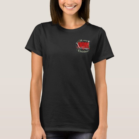 歯科薬のクリスマスDDMの医者 Tシャツ (正面)