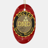 歯科薬のロゴのDMDの医者 セラミックオーナメント (右)
