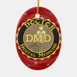 歯科薬のロゴのDMDの医者 セラミックオーナメント