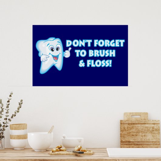 歯科衛生ポスター ポスター (キッチン)