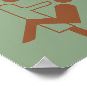 歯科衛生ポップ・アートの術 ポスター (角)