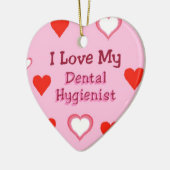 歯科衛生士のオーナメント セラミックオーナメント (左)