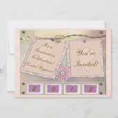 歯科衛生士の卒業のパーティの招待状2013年 招待状 (正面)