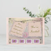 歯科衛生士の卒業のパーティの招待状2013年 招待状 (スタンド正面)