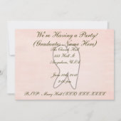 歯科衛生士の卒業のパーティの招待状2013年 招待状 (裏面)