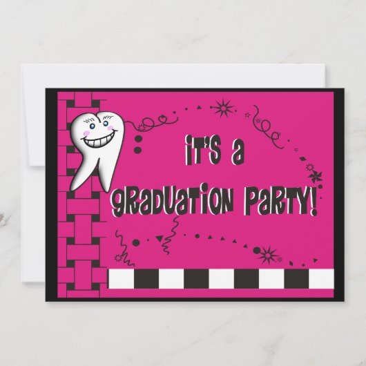 歯科衛生士の卒業要請 招待状 (正面)