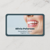 歯科衛生士の口腔衛生 名刺 (正面)