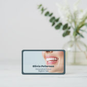 歯科衛生士の口腔衛生 名刺 (スタンド正面)